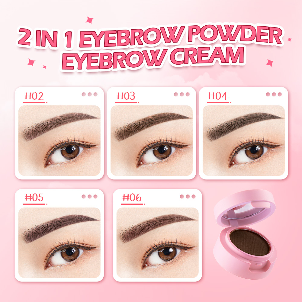 Phấn vẽ chân mày và gel kẻ viền mắt SANIYE M250 3g hai công dụng