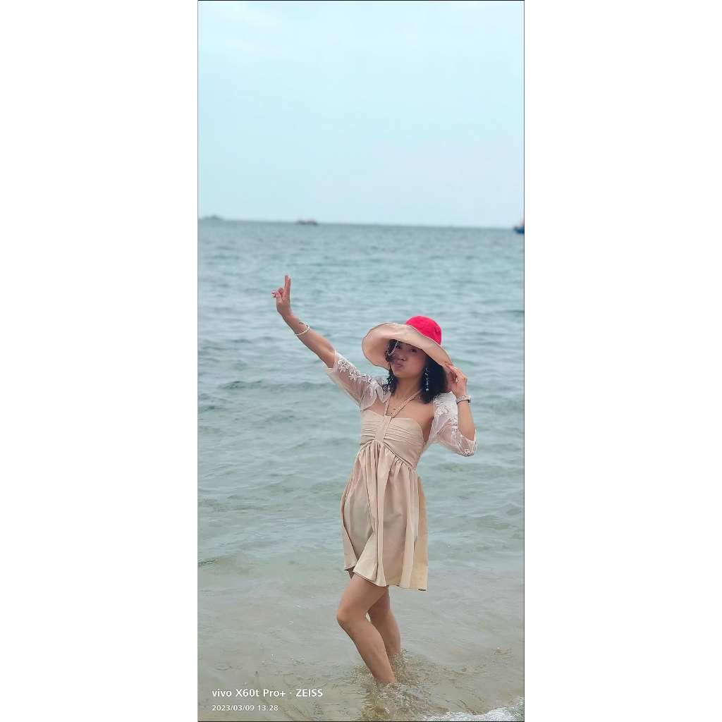 Đầm Hai Dây Mùa Hè Phong Cách Pháp Kiểu Mới 2023✨✨Đầm Lông Xù Dáng Dài Vừa Phải Phong Cách Desire Tinh Khiết