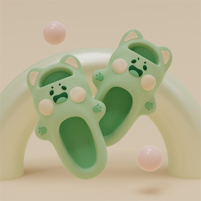 Dép Đi Trong Nhà Tắm Chống Trượt Hình Mèo Dudu Dễ Thương  Cho Cặp Đôi