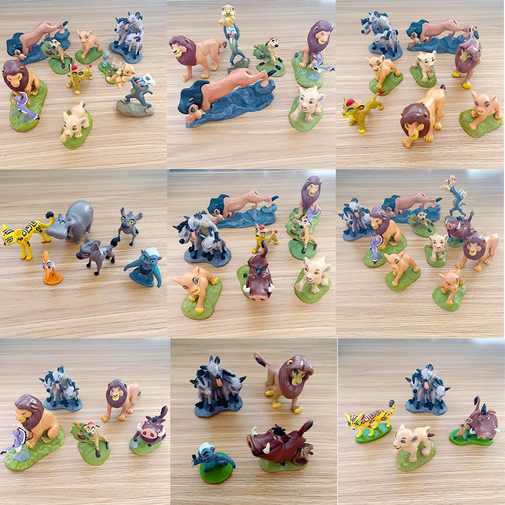 Set 3 / 4 / 5 / 6 / 7 / 8 / 9 Mô Hình Nhân Vật Phim Vua Sư Tử 5-12cm