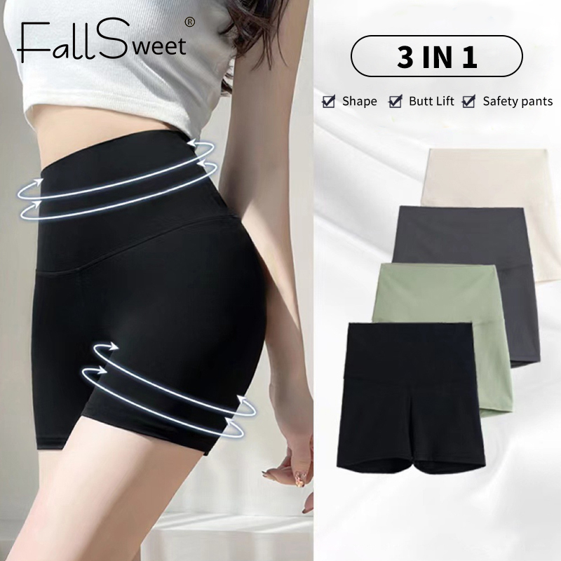 FallSweet 40-80kg Quần legging Thể Thao Lưng Cao Không Đường May Thích Hợp Tập Yoga Cycling Fitness