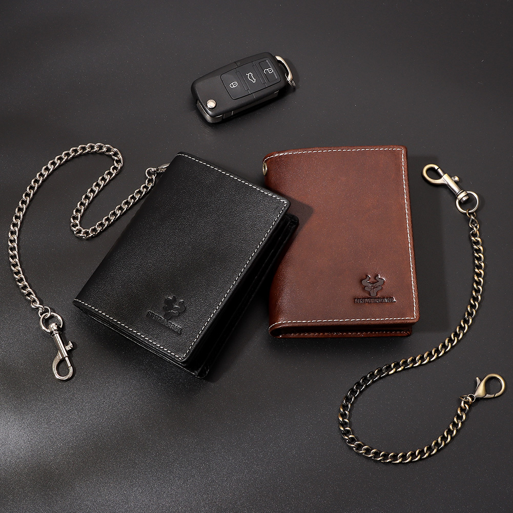 Ví Da Bò Gập Đôi Cỡ Lớn BP719 Dành Cho Nam