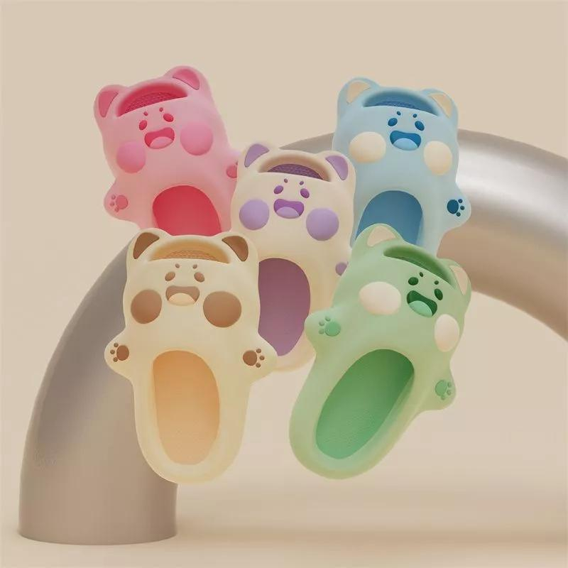 Dép Đi Trong Nhà Tắm Chống Trượt Hình Mèo Dudu Dễ Thương  Cho Cặp Đôi