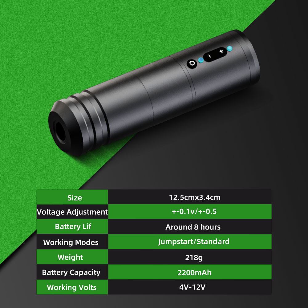 Ambition Bút Xăm Hình Không Lõi Mạnh Mẽ Cho Nghệ Sĩ