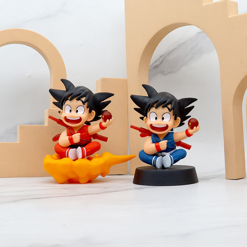 Mô Hình Nhân Vật Son Goku Kakarotto Somersault Bằng PVC 10 Phong Cách 8-14cm