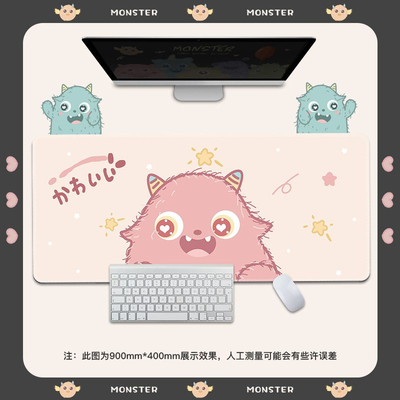 Miếng Lót Chuột Và Bàn Phím Máy Tính Chống Trượt Hình Hoạt Hình Dễ Thương