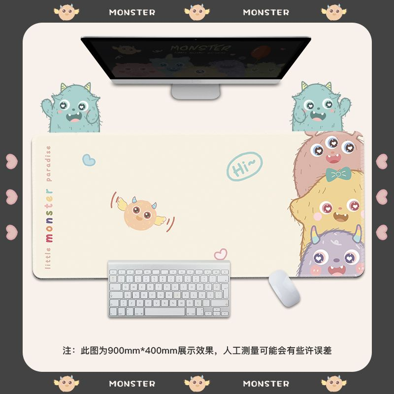 Miếng Lót Chuột Và Bàn Phím Máy Tính Chống Trượt Hình Hoạt Hình Dễ Thương