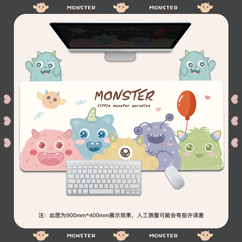 Miếng Lót Chuột Và Bàn Phím Máy Tính Chống Trượt Hình Hoạt Hình Dễ Thương