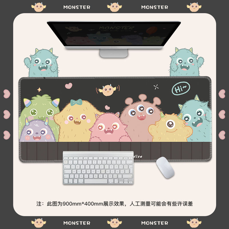 Miếng Lót Chuột Và Bàn Phím Máy Tính Chống Trượt Hình Hoạt Hình Dễ Thương