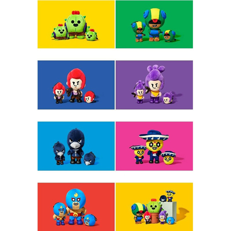 Búp Bê Nhồi Bông Hình Brawl Stars Game Wilderness