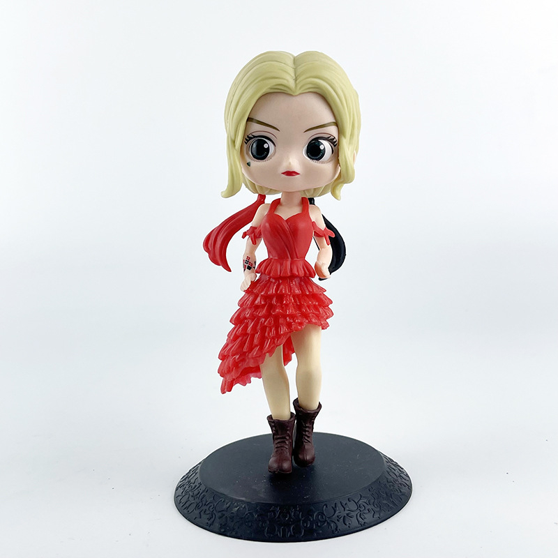 DISNEY Mô Hình Công Chúa Elsa Anna Harleen Quinzel 15cm Trang Trí Bánh Kem