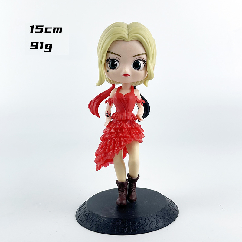 DISNEY Mô Hình Công Chúa Elsa Anna Harleen Quinzel 15cm Trang Trí Bánh Kem