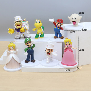 4 cái / 5 cái / 6 cái / 8 cái super mario bros. mario luigi bowser koopa yoshi toad đào boo paratroopa donkey kong pvc nhân vật hành động mô hình búp bê đồ chơi quà tặng