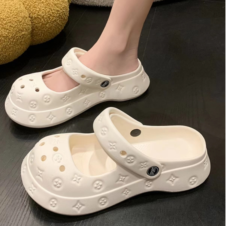 FEIJIANU dép Cross dép sandal nữ giày đi biển đáng yêu thoải mái 26Z23062914