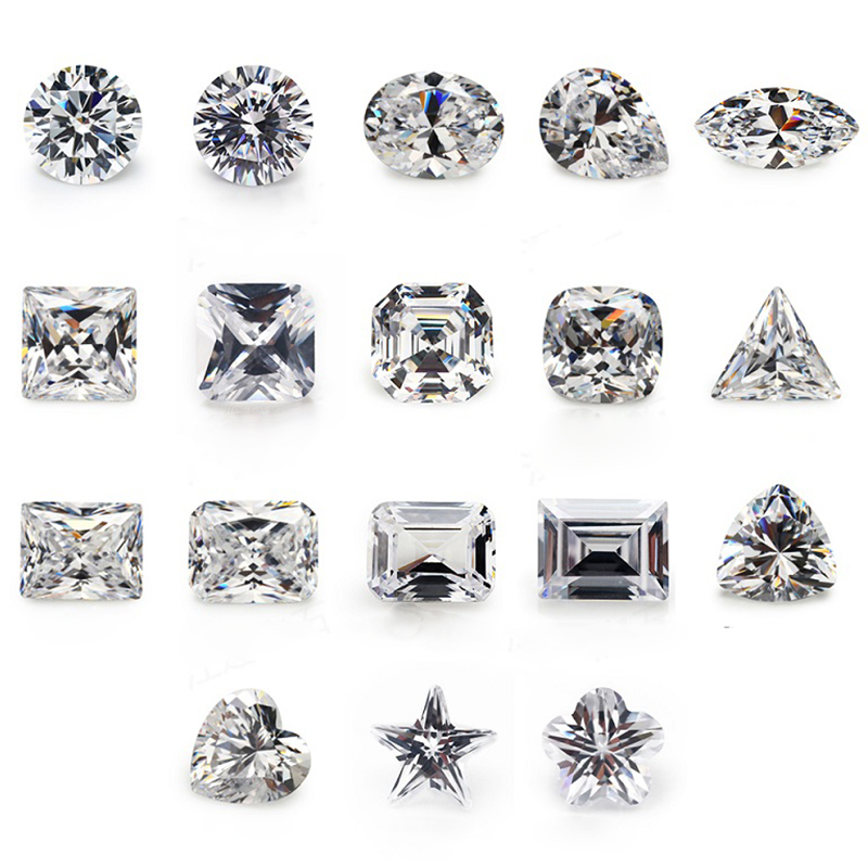 Set 18 Viên Đá Zirconia 5A Nhiều Hình Dạng Khác Nhau Dùng Làm Trang Sức