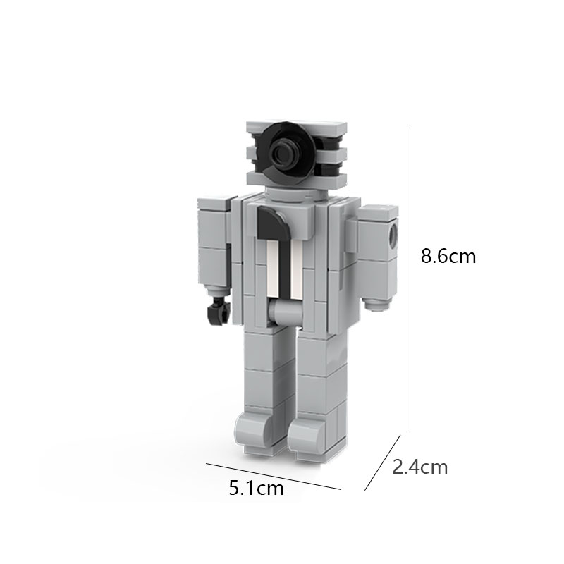 Bộ Đồ Chơi Lắp Ráp Mô Hình toilet 5 Trong 1 Bằng Titan Dành Cho Bé Trai Skibidi Toilet