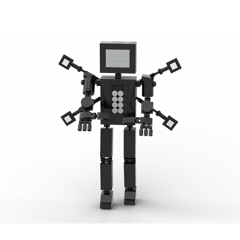 Bộ Đồ Chơi Lắp Ráp robot toilet 203 Mảnh Ghép Cho Bé