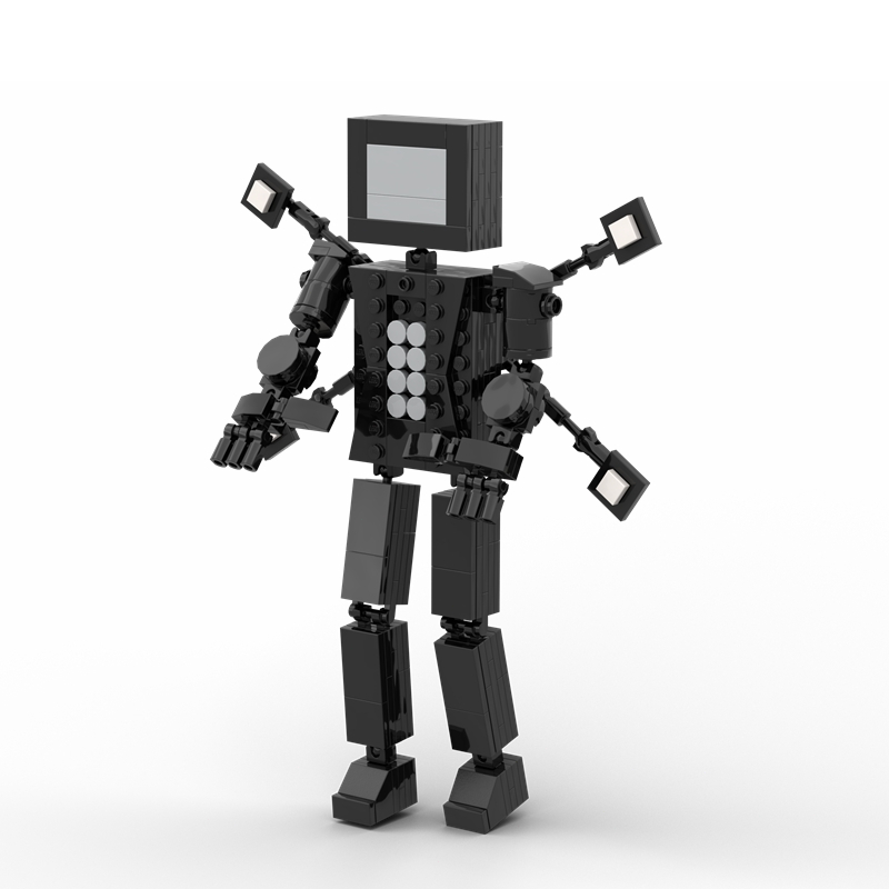 Bộ Đồ Chơi Lắp Ráp robot toilet 203 Mảnh Ghép Cho Bé