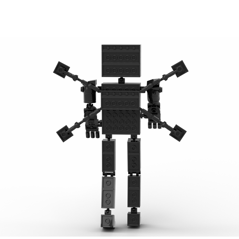 Bộ Đồ Chơi Lắp Ráp robot toilet 203 Mảnh Ghép Cho Bé