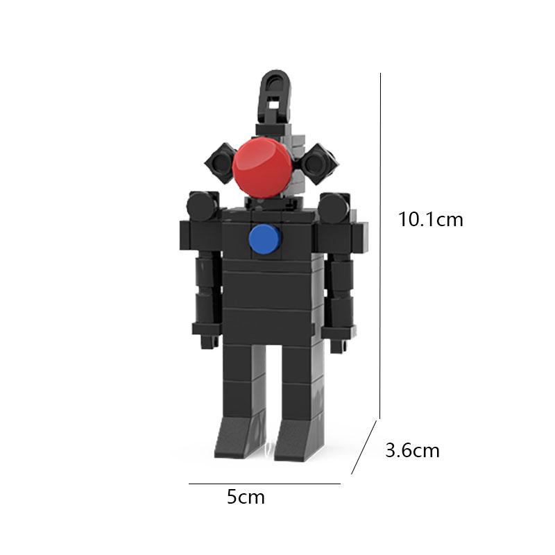 Bộ Đồ Chơi Lắp Ráp Mô Hình toilet 5 Trong 1 Bằng Titan Dành Cho Bé Trai Skibidi Toilet