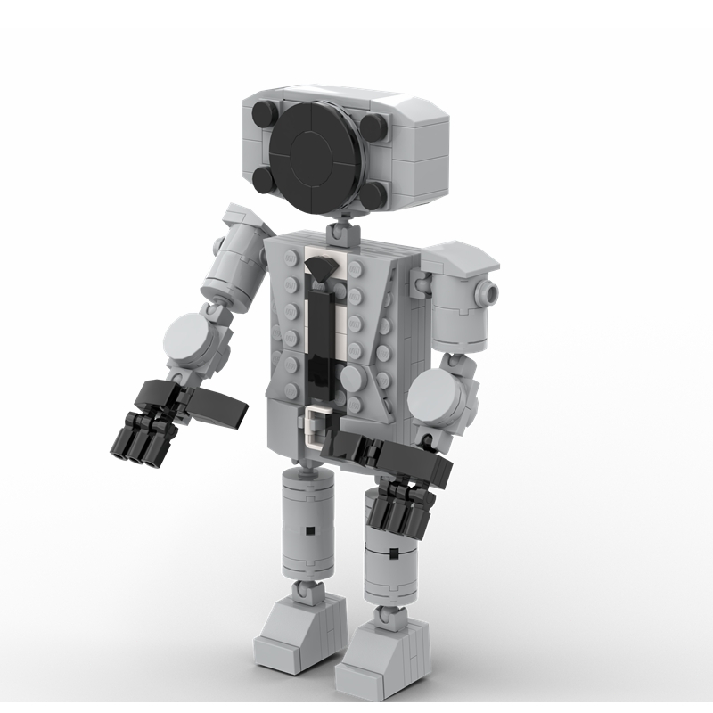 Bộ Đồ Chơi Lắp Ráp robot toilet 203 Mảnh Ghép Cho Bé