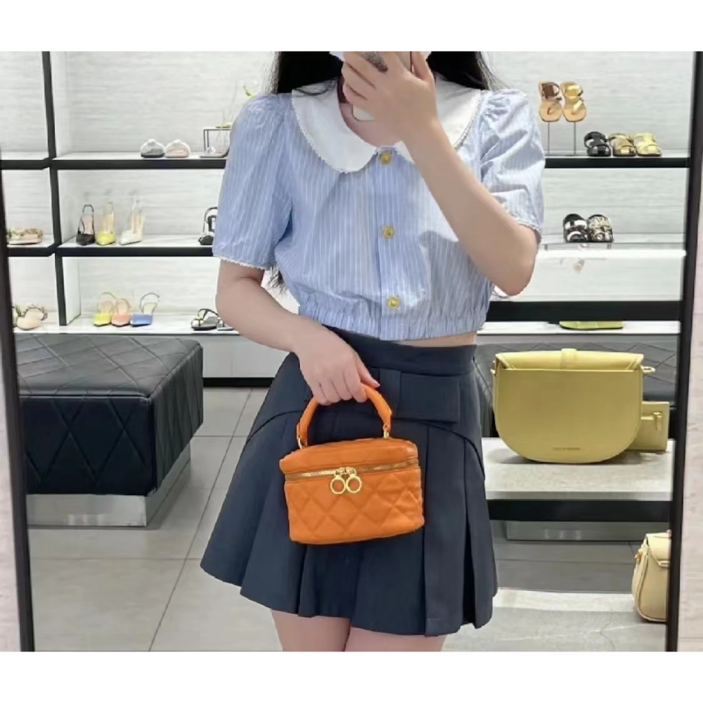 Túi Xách Thời Trang Cá Tính Xinh Xắn Cho Nữ 80781893 Túi Đeo Chéo Dáng Vuông Nhỏ Phối Dây Xích Thời Trang