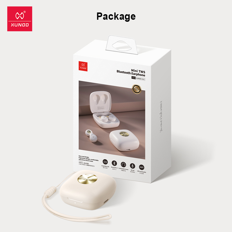 Tai Nghe Nhét Tai Xundd X19 Không Dây Kết Nối Bluetooth 5.3 TWS Phong Cách Mới 2023