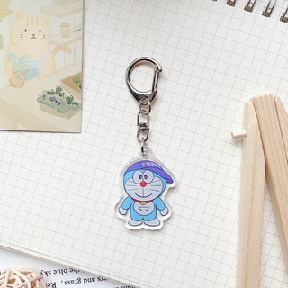 Móc Khóa Acrylic Hình Mèo Máy Doraemon Dễ Thương