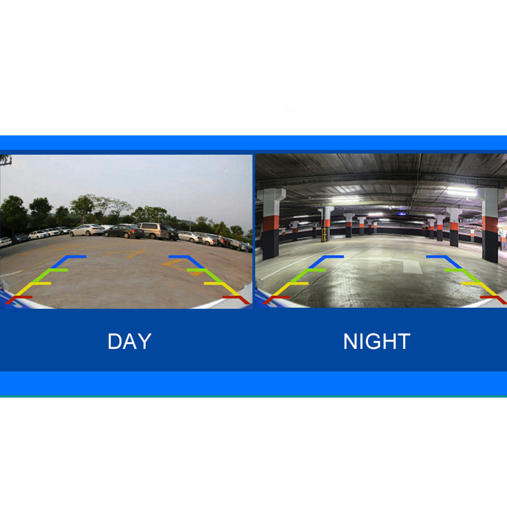 Ccd HD 180 Độ Ống Kính Mắt Cá Camera Ô Tô Phía Sau / Phía Trước Góc Rộng Kim Loại Màu Đen Đảo Chiều Camera Dự Phòng Tầm Nhìn Ban Đêm 12V