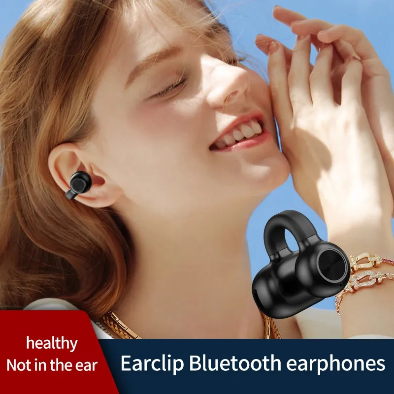 Tai nghe Bluetooth không dây Thiết kế kẹp tai với micrô HD ( tai nghe đơn )