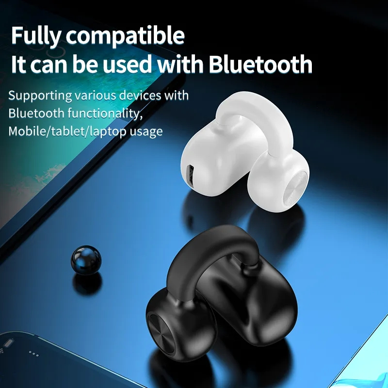 Tai nghe Bluetooth không dây Thiết kế kẹp tai với micrô HD 