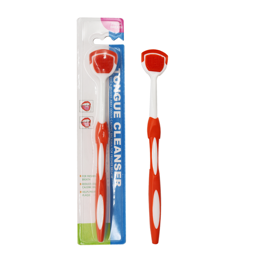 Bàn Chải Silicone Làm Sạch Lưỡi Chăm Sóc Răng Miệng Thoáng Khí   Tongue Scraper