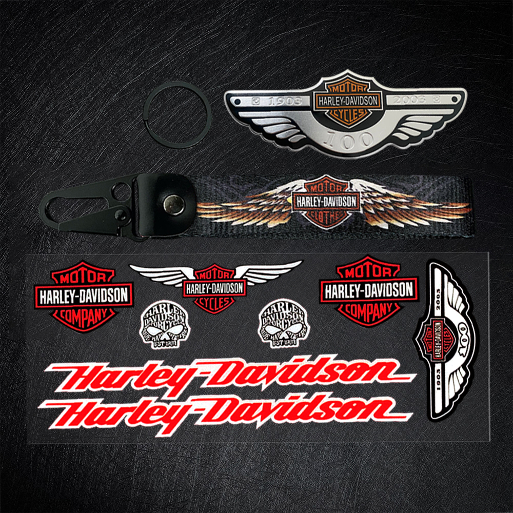Miếng Dán Phản Quang Trang Trí Mũ Bảo Hiểm Xe Mô Tô Harley-Davidson Harley