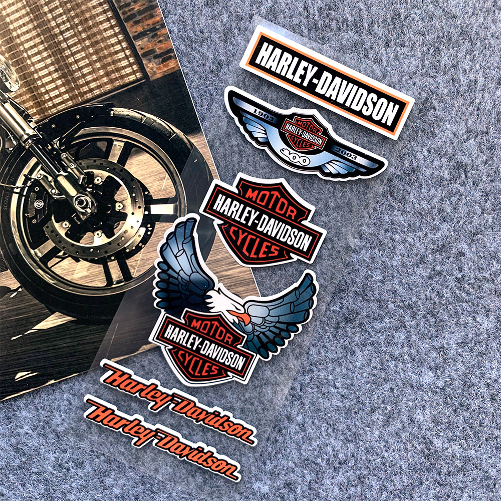 Miếng Dán Phản Quang Trang Trí Mũ Bảo Hiểm Xe Mô Tô Harley-Davidson Harley