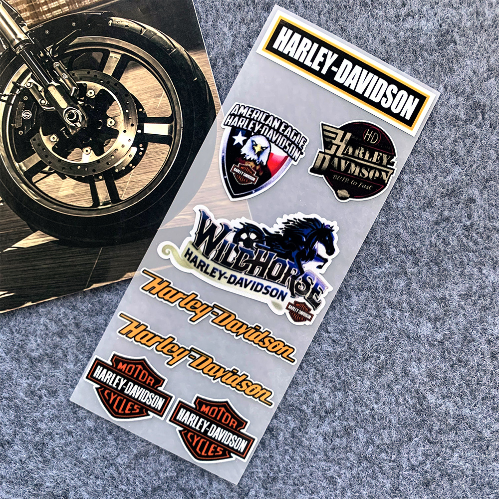 Miếng Dán Phản Quang Trang Trí Mũ Bảo Hiểm Xe Mô Tô Harley-Davidson Harley
