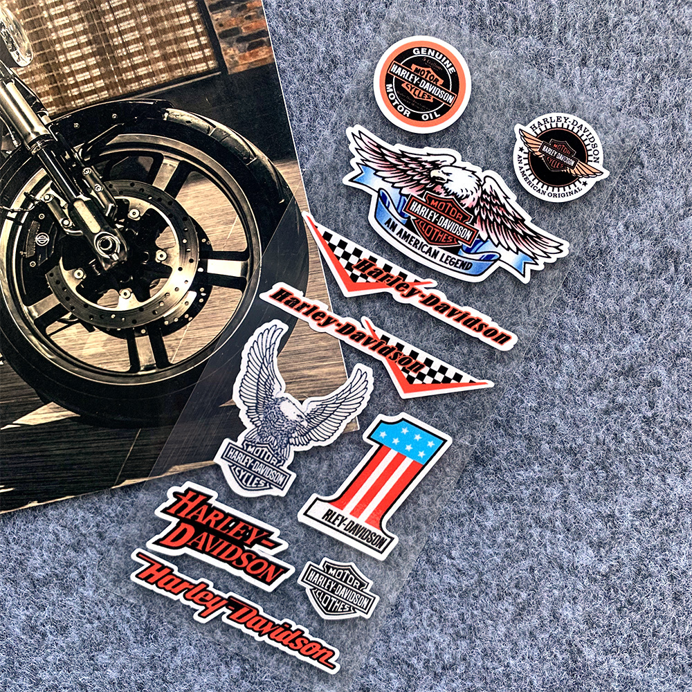 Miếng Dán Phản Quang Trang Trí Mũ Bảo Hiểm Xe Mô Tô Harley-Davidson Harley