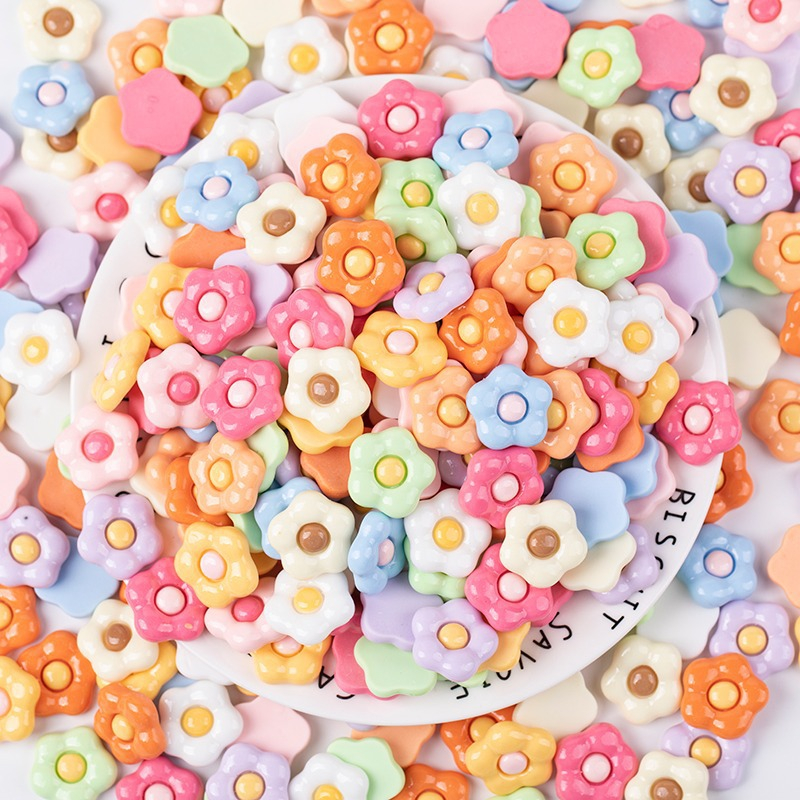 Bộ 10 / 20 / 50 Miếng Dán Trang Trí Ốp Điện Thoại Hình Hoa Đào Hoạt Hình DIY