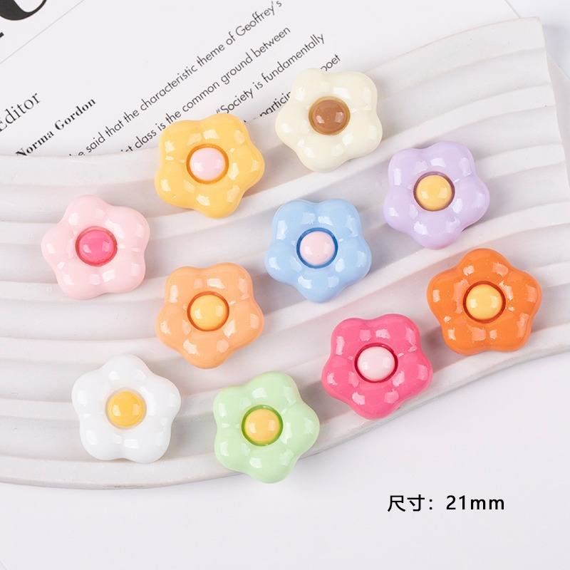 Bộ 10 / 20 / 50 Miếng Dán Trang Trí Ốp Điện Thoại Hình Hoa Đào Hoạt Hình DIY