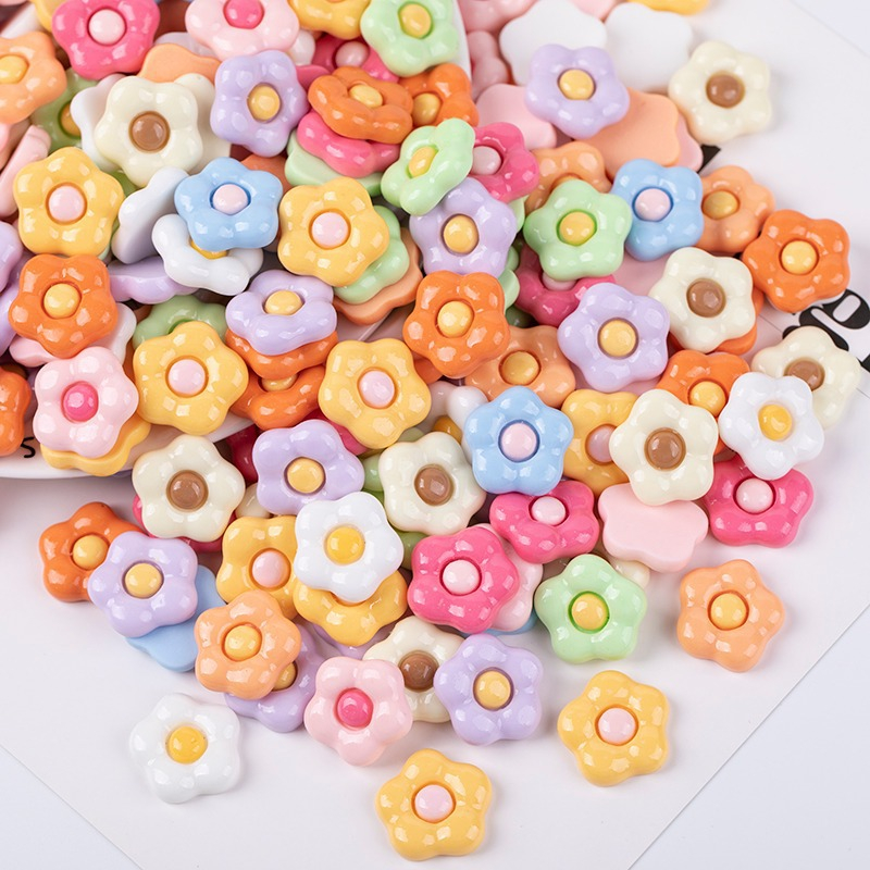 Bộ 10 / 20 / 50 Miếng Dán Trang Trí Ốp Điện Thoại Hình Hoa Đào Hoạt Hình DIY