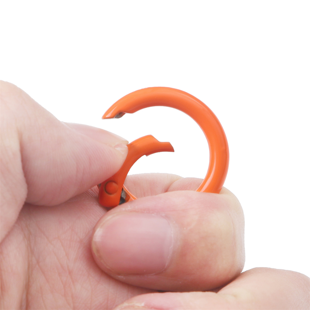 Móc Khóa Hình Chữ C Bằng Hợp Kim Phun Sơn Nhiều Màu Sắc 25mm DIY