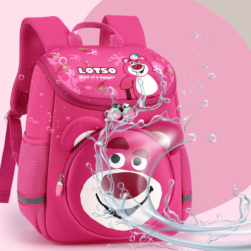 Balo Đi Học Mẫu Giáo 2023 Phong Cách Disney Dâu Tây Nhỏ Nhắn Bảo Vệ Giảm Burden Cho Bé Gái- LOTSO BEAR