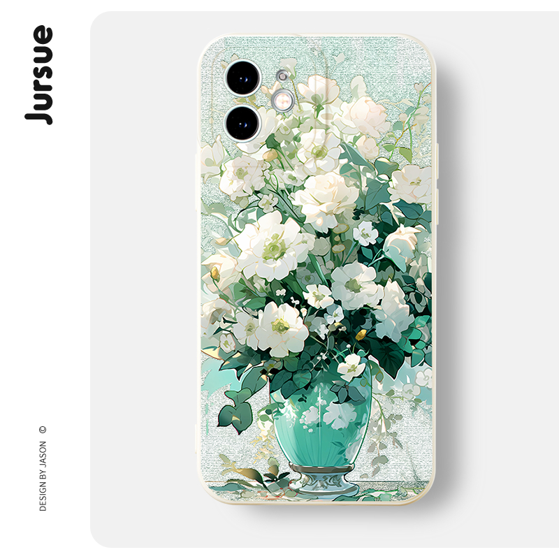 Ốp điện thoại JURSUE độc lạ vintage dẻo Cho iPhone 15 14 13 12 11 Pro Max SE 2020 X XR XS 8 7 ip 6S 6 Plus XYH11928