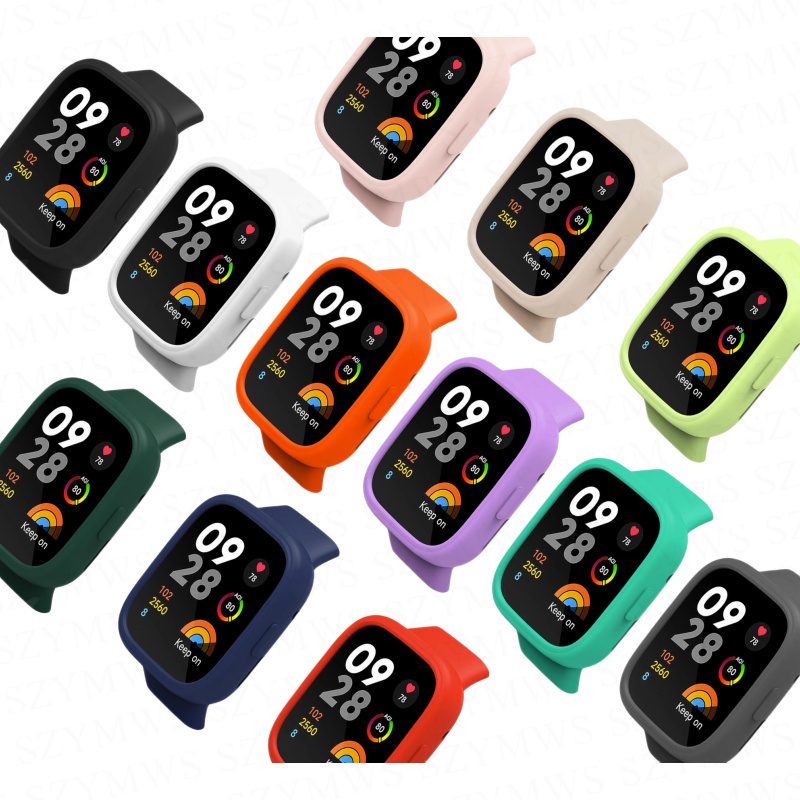 Ốp Silicone Bảo Vệ Màn Hình Đồng Hồ Thông Minh Redmi Watch 3 / 3 Active / 3 Lite / Redmi Watch 2 / Xiaomi Mi Watch Lite / Poco Watch
