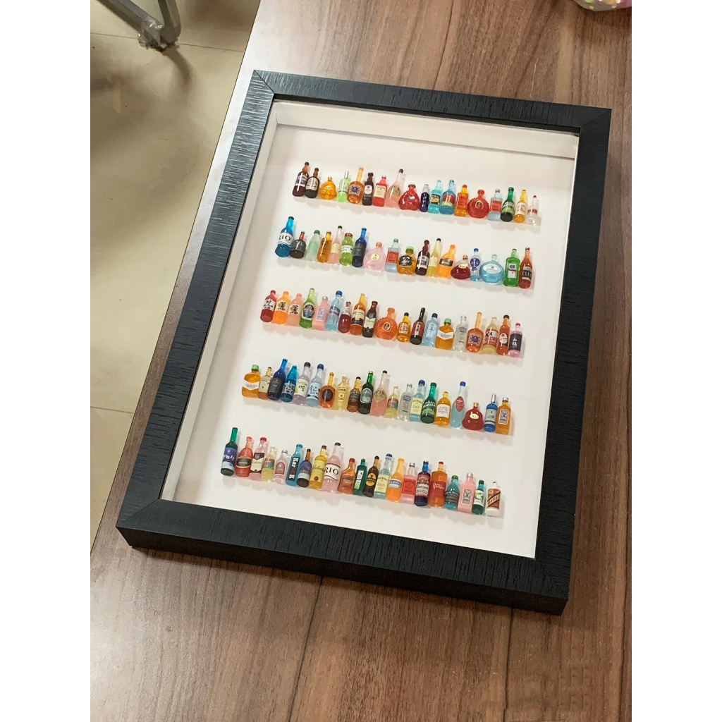 Sticker Dán Trang Trí Điện Thoại Hình Chai Bia 3D