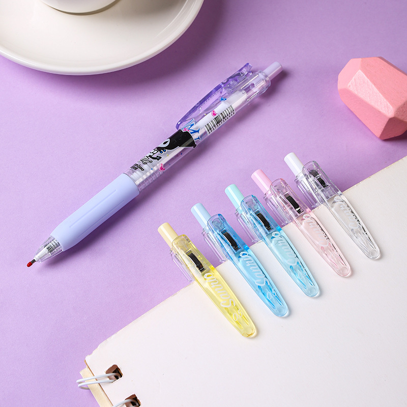 Bút Mực Gel Ngòi 0.5mm Màu Đen Kiểu Hoạt Hình Bentoy Milkjoy Dễ Thương Cho Học Sinh