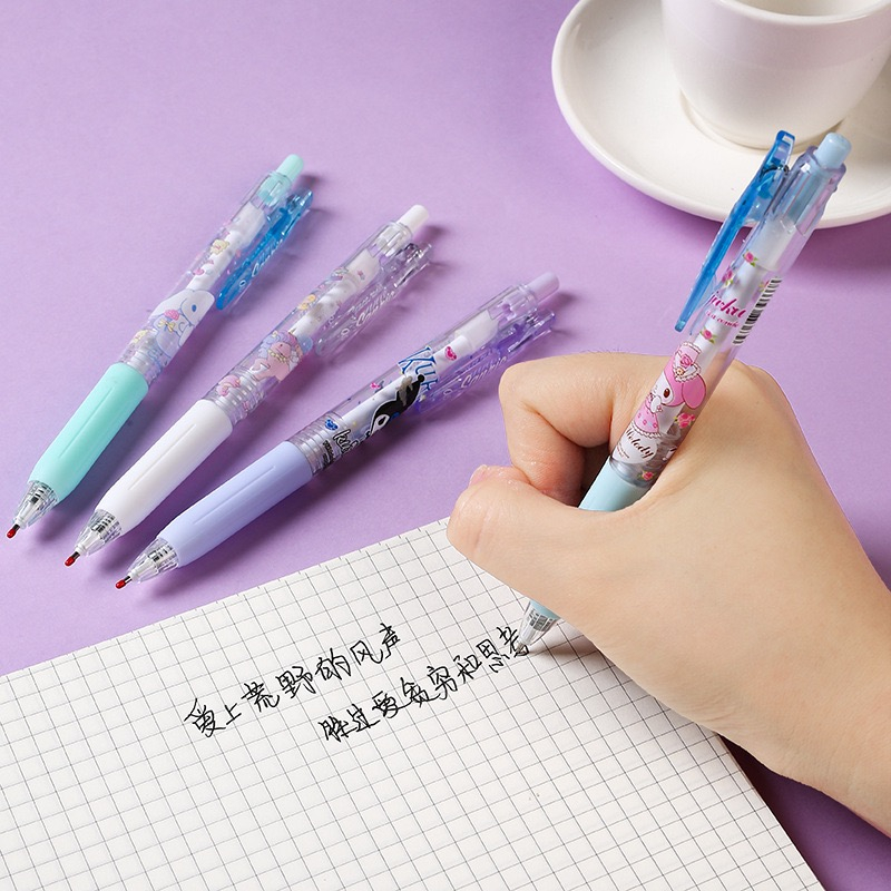 Bút Mực Gel Ngòi 0.5mm Màu Đen Kiểu Hoạt Hình Bentoy Milkjoy Dễ Thương Cho Học Sinh