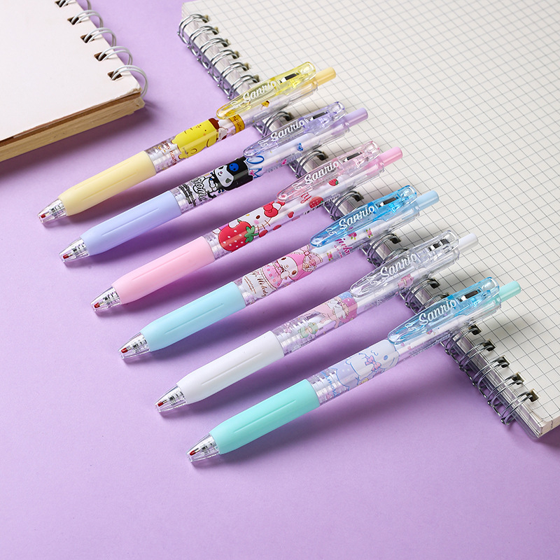 Bút Mực Gel Ngòi 0.5mm Màu Đen Kiểu Hoạt Hình Bentoy Milkjoy Dễ Thương Cho Học Sinh