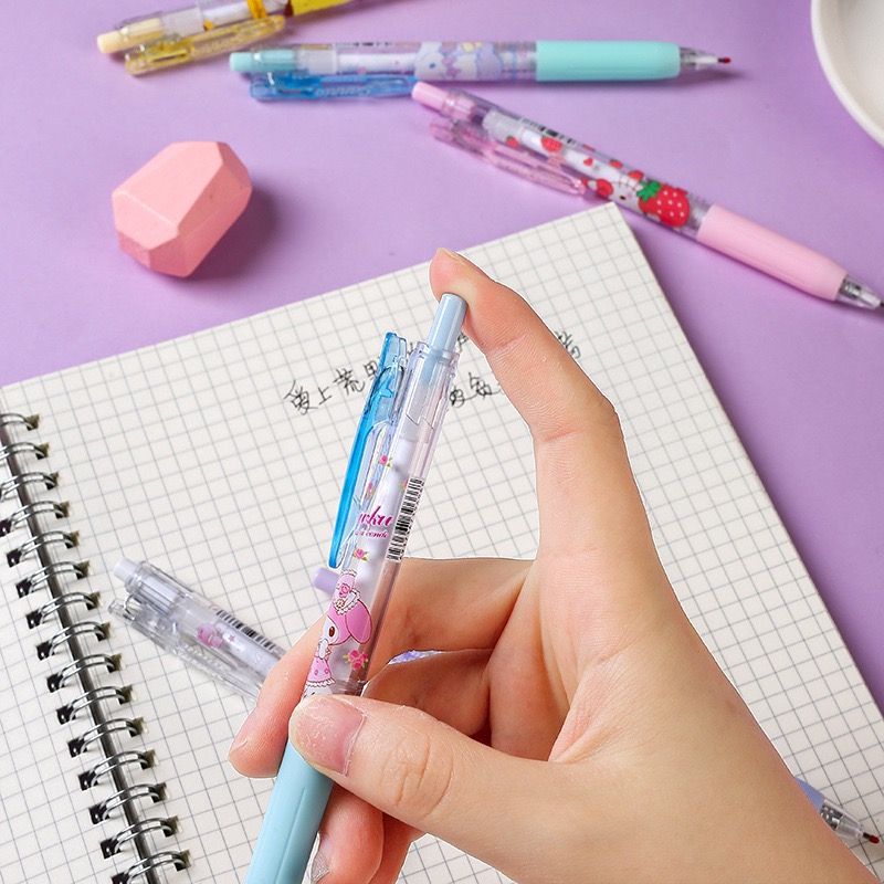 Bút Mực Gel Ngòi 0.5mm Màu Đen Kiểu Hoạt Hình Bentoy Milkjoy Dễ Thương Cho Học Sinh