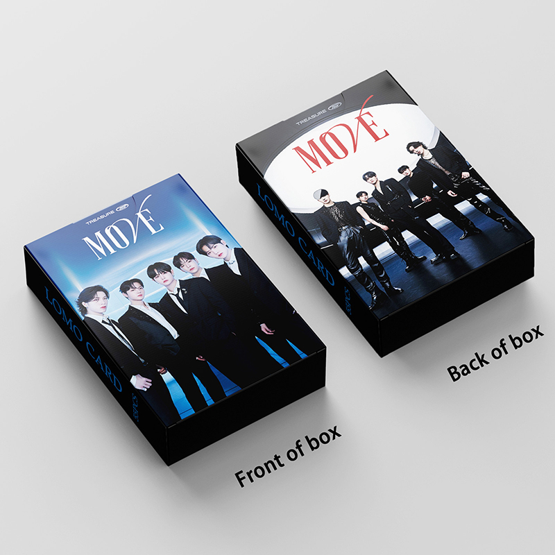 TREASURE Card Set 55 Tấm Thẻ Ảnh REBOOT Date with you MOVE Kpop Lomo Card Hình Nhóm Nhạc