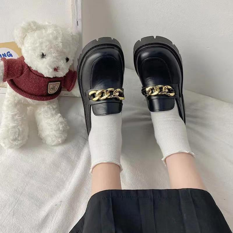 HHH  Giày Mary Jane Lolita  phong cách Pháp đế cao Giày Búp Bê Đế da mềm đế êm thời trang 2023NEW Cho Phong cách Độc đáo Thanh lịch Stylish B92G011 37Z230910